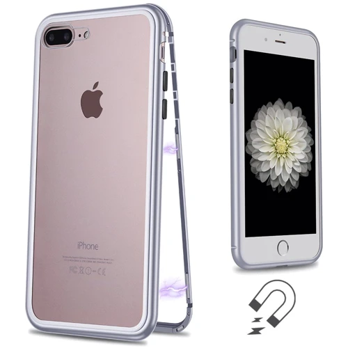 Чехол для iPhone WK Magnets Case Silver (WPC-103) for iPhone 8 Plus/iPhone 7 Plus: Цвет серебристый