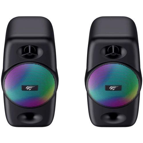Акустическая система Havit HV-SK213 USB RGB Black (RL075564): Формат акустики 2.0