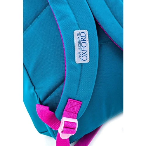 Рюкзак подростковый YES OX-15 Teal, 42x29x11 (553482): Спинка Мягкая (без ребер жесткости)