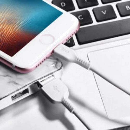 Кабель Hoco USB Cable to Lightning X13 2A 1m White фото 4
