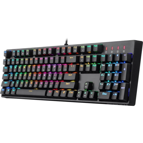 Клавиатура 1STPLAYER DK5.0 RGB Outemu Blue Switch: Подключение проводное