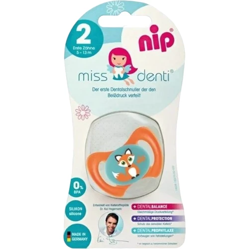 Пустышка Nip Miss Denti №2 5-13 месяцев (31801) фото 6
