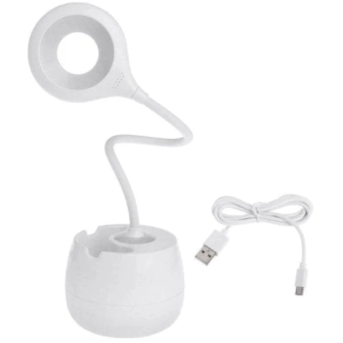 Офісна настільна лампа Taigexin TGX-772 5W 250Lm 4100K USB 5V White з органайзером
