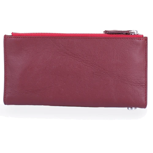 Жіночий гаманець ST Leather Accessories бордовий (NST420-dark-red): Тип Гаманці