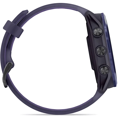 Смарт-часы Garmin Forerunner 570 47mm Indigo Aluminium with Translucent Imperial Purple/Indigo Band (010-02971-02): Особенности Большой экран, Влагозащищенные, Бесконтактная оплата, Барометр, Компас, Термометр, Встроенный микрофон, Голосовой помощник, Динамик (громкая связь), Функция звонка
