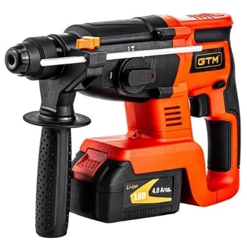 Перфоратор GTM RHC18/22BL 18 В + аккум. 4 Ач 2 шт: Тип крепления бура SDS-Plus