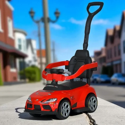 Детский электромобиль-толокар 3в1 Bambi Toyota красный (M 6129EBLR-3)