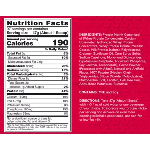 Протеин BSN Syntha-6 4560 g кг / 97 servings / chocolate milkshake: Вид Многокомпонентные