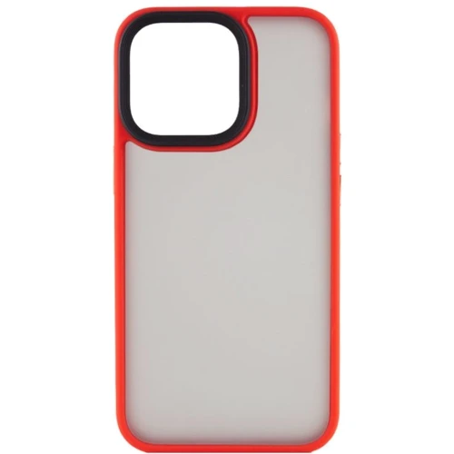 Чехол для iPhone Mobile Case TPU+PC Metal Buttons Red for iPhone 15 Pro Max
