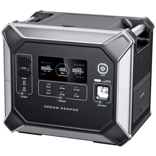 Зарядная станция Green Keeper 2048Wh 2400W (HS2400): Емкость аккумулятора, Вт/ч 2048