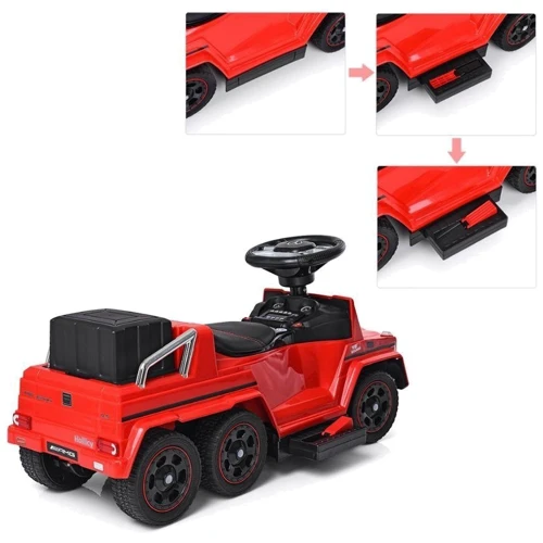 Электромобиль-каталка Kidsauto Mercedes-Benz G63 AMG 6x6 red (SXZ1838red ): Рекомендуемый возраст от 1 года до 4 лет