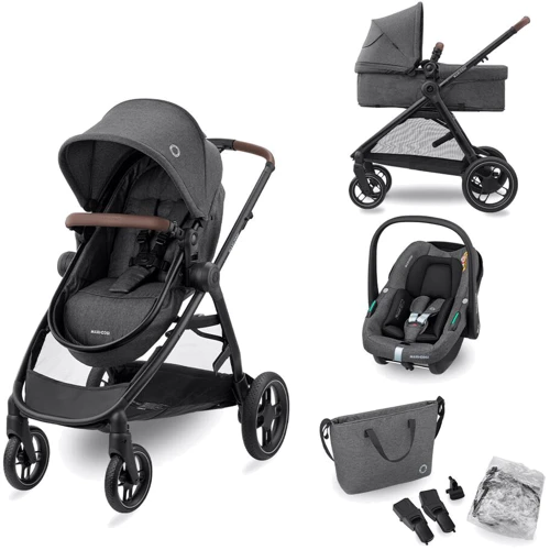 Универсальная коляска 3 в 1 MAXI-COSI ZELIA S TRIO (Dark Grey)