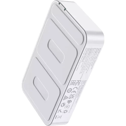 Внешний аккумулятор Hoco Power Bank 10000mAh Q10A MagSafe 20W White: Особенности Индикатор заряда, Компактный размер, быстрая зарядка, Поддержка MagSafe