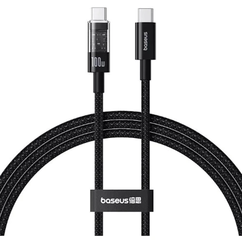 Кабель Baseus Cable USB-C to USB-C Gem Fast-Charging Data 100W 1m Black (P10373000111-00)