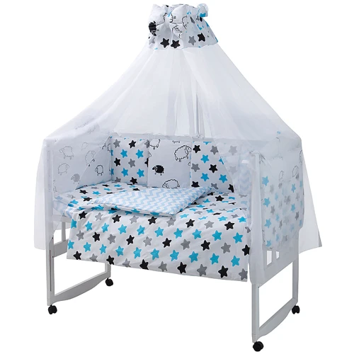 

Детская постель Babyroom Bortiki Print-08 (барашки) белый (681012)