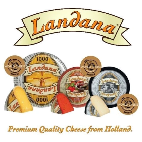 Сыр Landana Гауда 1000 дней 48% (DLR6127): Вес нетто 100 г