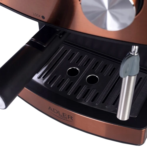 Кофеварка Adler AD 4404 cooper: Мощность, Вт 850