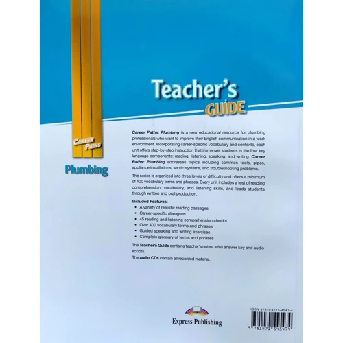 Career Paths: Plumbing: Teacher's Guide: Виробник Express Publishing