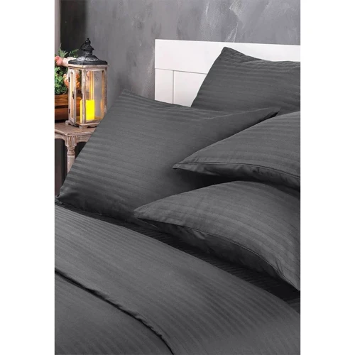 Набор наволочек LightHouse Sateen Stripe Antracit 50х70см 2шт (603715)