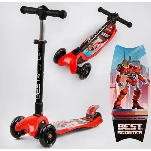 Самокат трехколесный Best Scooter MAXI L-9658