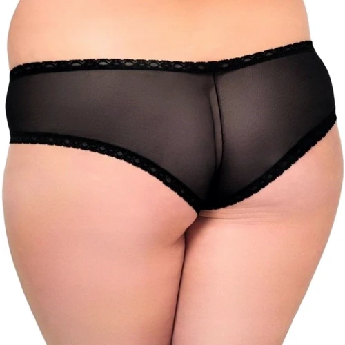Женские стринги SoftLine - String 2469, Plus Size, XXL (black)