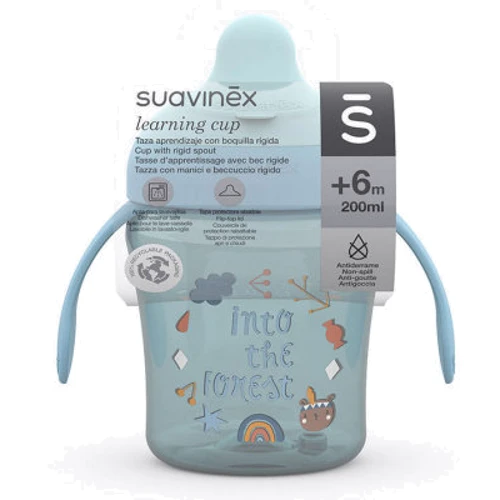 Чашка с носиком Suavinex Лесные истории голубая (401190): Производитель Suavinex