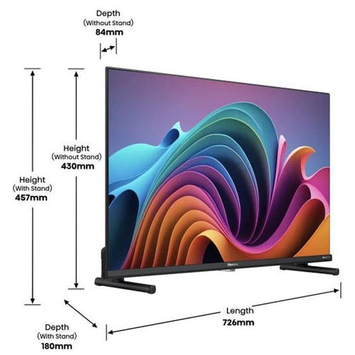 Телевизор Hisense 32A5NQ: Выход в интернет Ethenet / Wi-Fi / Bluetooth