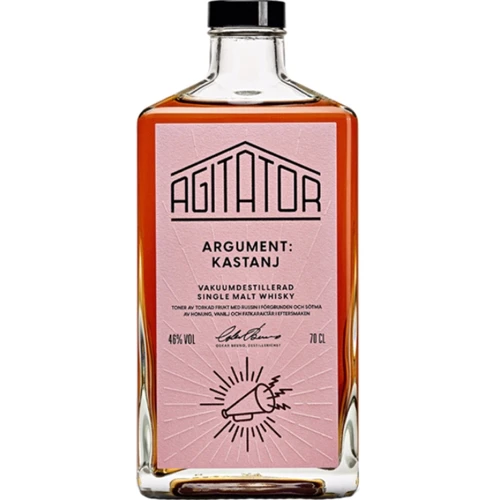 Виски Agitator Single Malt Whisky Argument Kastanj gift box 46 % 0.7 л (WHS7350107460195)