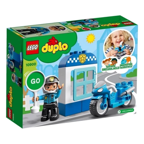 Конструктор LEGO DUPLO Полицейский мотоцикл (10900): Серия Lego Duplo