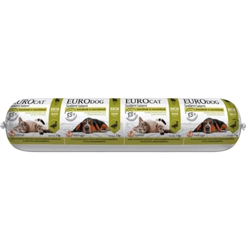 Салямі EuroPet Преміум Плюс для котів і собак з качкою 1 кг (5999886848217)
