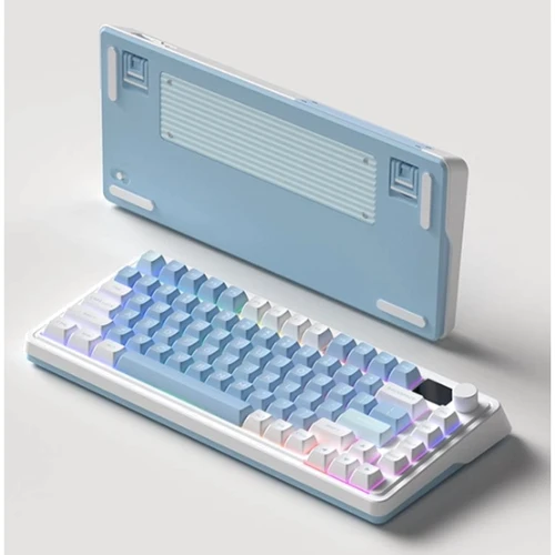 Клавіатура FL Esports CMK75 Lake Placid Blue FLCMMK Ice Violet switches (CMK75-7551): Кількість клавіш 81