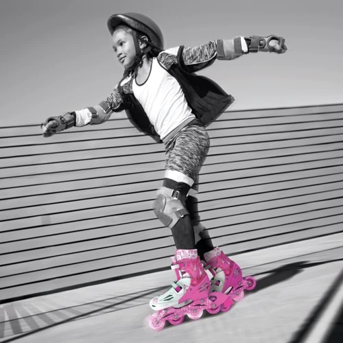 Ролики Neon Inline Skates розовые 34-38 (NT08P4) фото 5
