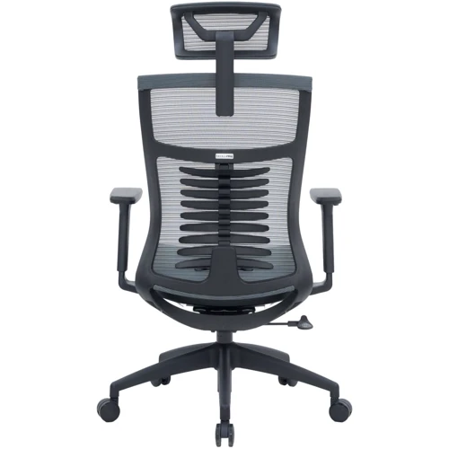 Кресло офисное OfficePro Balance (OC550-B-DG-DG): Материал обивки Ткань, С сеткой