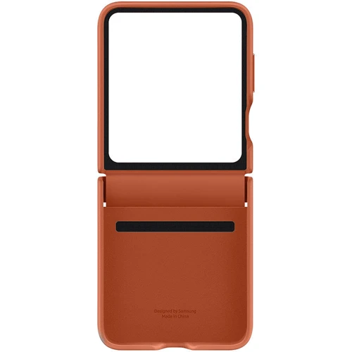 Чехол для телефонов Epik Leather Case Brown for Samsung F731 Galaxy Flip 5: Цвет коричневый