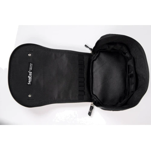 Жіноча косметичка Sambag Candy LSH чорно-жовта (30411042e): Фактура Зернистая, Матовая