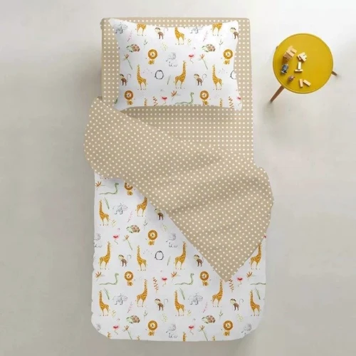 Комплект постельного белья Cosas AfricaZoo DotsBeige (4822052055410)