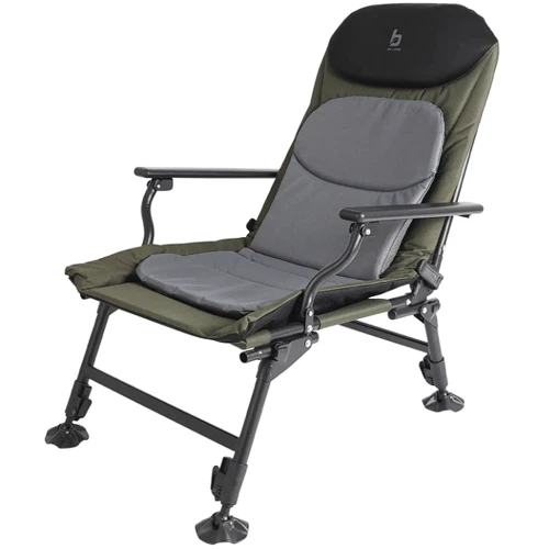 Крісло розкладне Bo-Camp Carp Black/Grey/Green (1204100): Тип Кресло раскладное