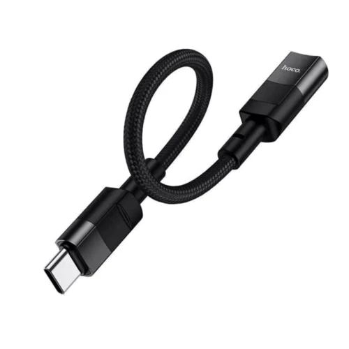Кабель Hoco Cable USB-C to Lightning U107 Female 0.1m Black фото 3