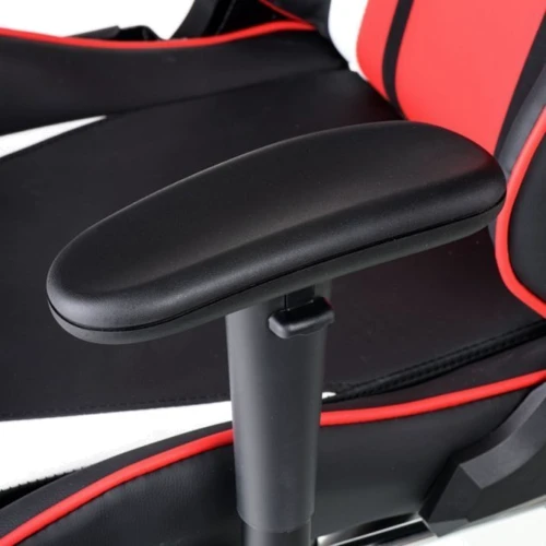 Кресло геймерское Special4You ExtremeRace black/red/white with footrest (E6460) фото 11