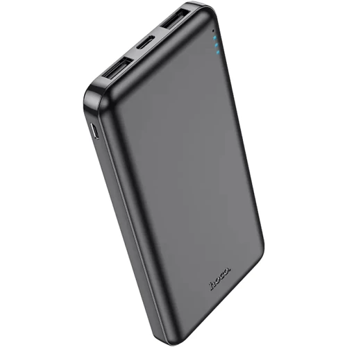 Внешний аккумулятор Hoco Power Bank 10000mAh J100 High-Ranking Black: Встроенный кабель нет