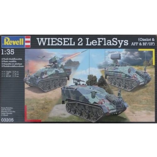 Комплекс ППО Revell на базі Wiesel 2 LeFlaSys з 3-х машин (Ozelot, AFF, BF/UF)