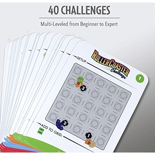 Логічна гра ThinkFun Roller Coaster Challenge Американські гірки (76343): Тип Детские
