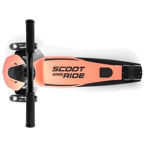 Самокат Scoot&Ride серії Highwaykick-5 з колесами персик, що світяться, 5+ до 80кг: Тип гальма ножний