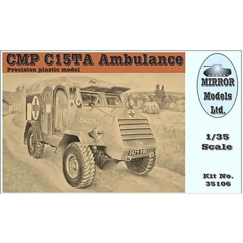Грузовик Mirror Models скорой помощи CMP C15TA (содержит смоляные и РЕ-детали)