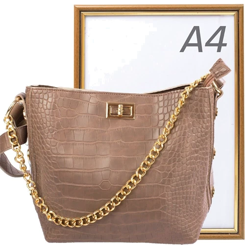 Жіноча сумка-мішок Valiria Fashion бежева (4DETBI51030-12): Стать жіночий
