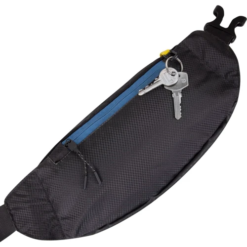 Сумка на пояс RivaCase черная (5215 (Black/blue)) фото 9