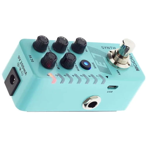 Педаль гітарних ефектів Педаль эффектов MOOER E7 Synth: Призначення Для електрогітари