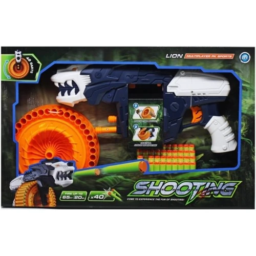 Бластер MIC Shooting на поролонових 40 патронах (60691): Виробник Mic