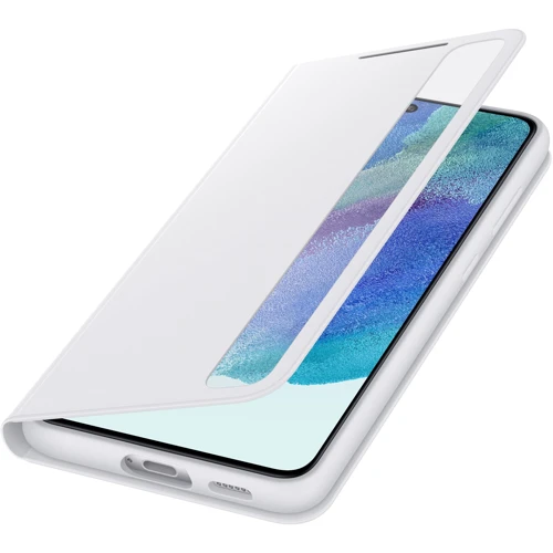 Чехол для телефонов Samsung Clear View Cover White (EF-ZG990CWEGRU) for Samsung G990 Galaxy S21 FE: Цвет белый