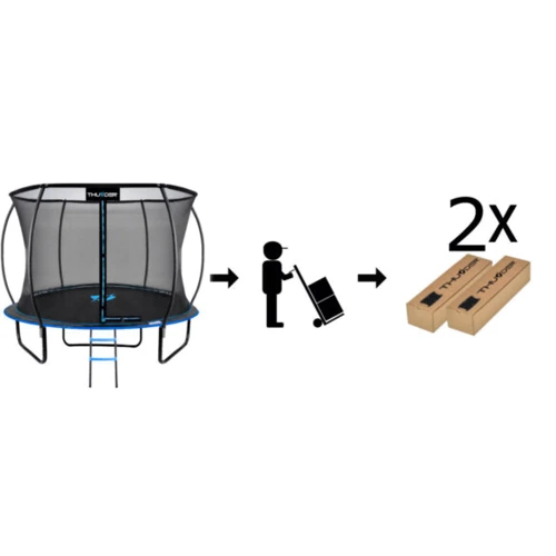 Батут Thunder INSIDE ULTRA 10FT голубой (INSIDE-ULTRA-10FT-BLUE)